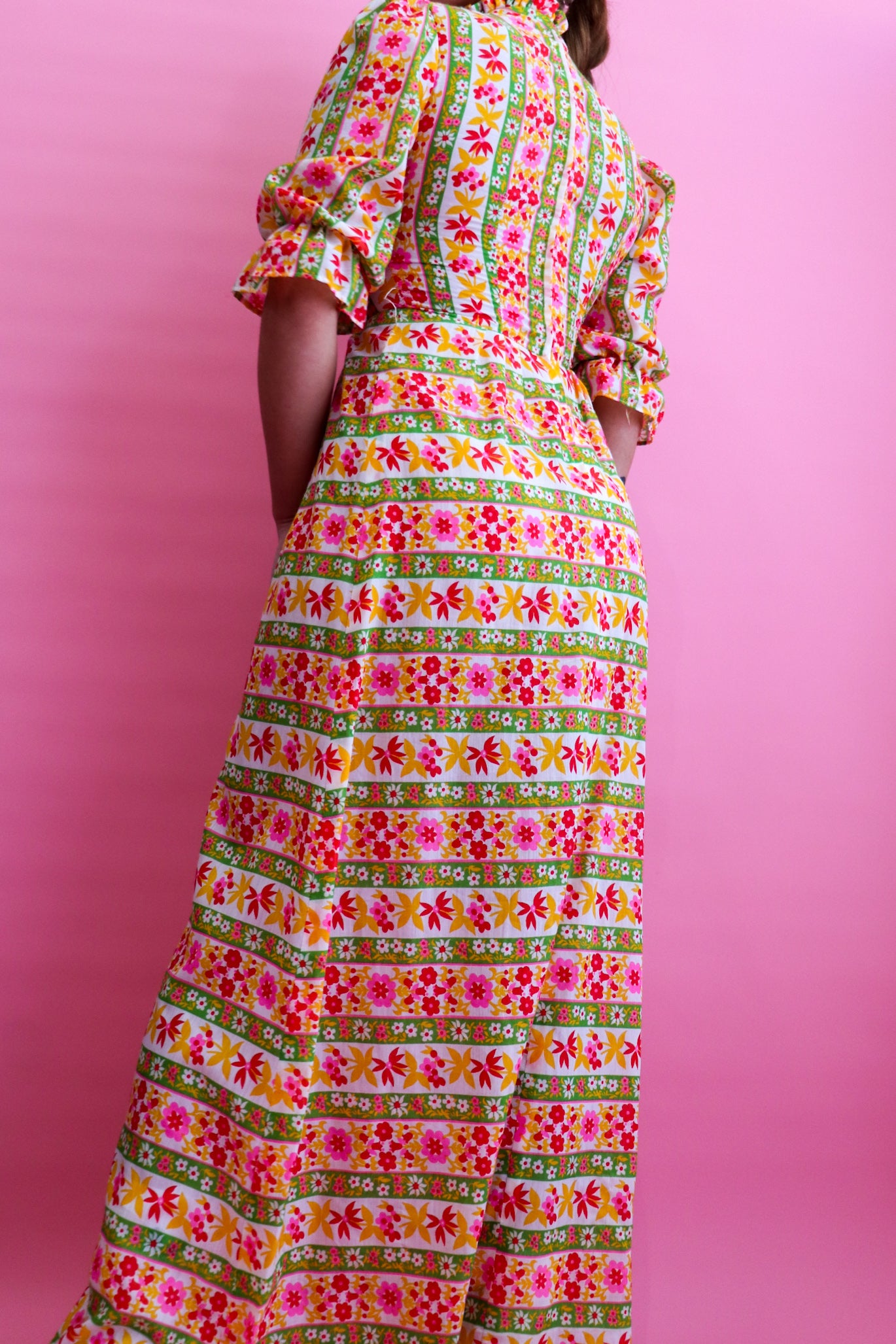 70s Floral Maxi