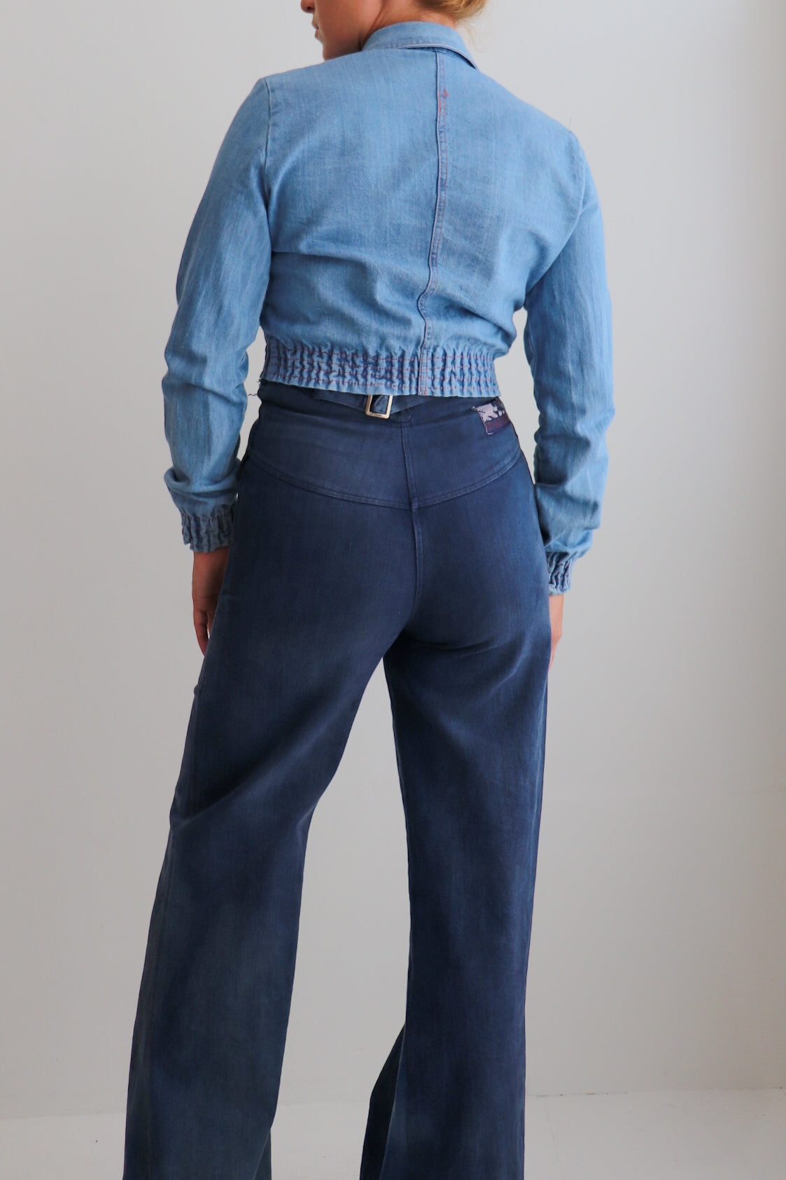 70s Colonials Crop Denim Jacket