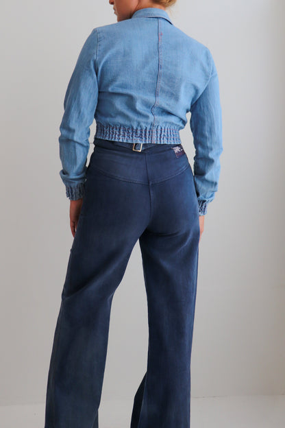 70s Colonials Crop Denim Jacket