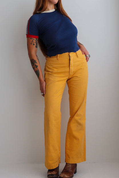 70s Amco Mustard Flares