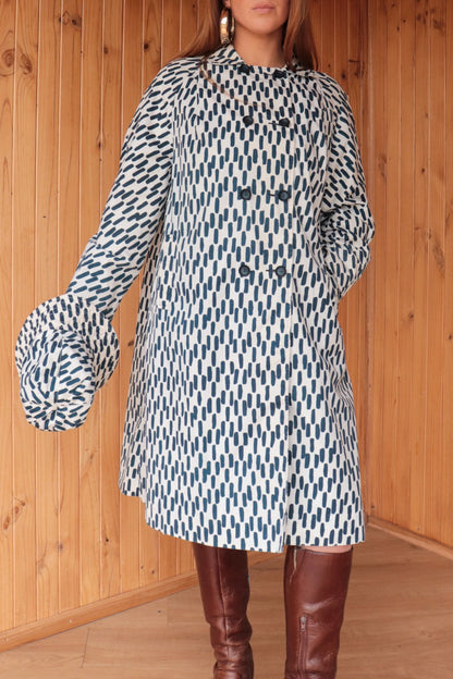60s Patterned Two Piece Rain Set