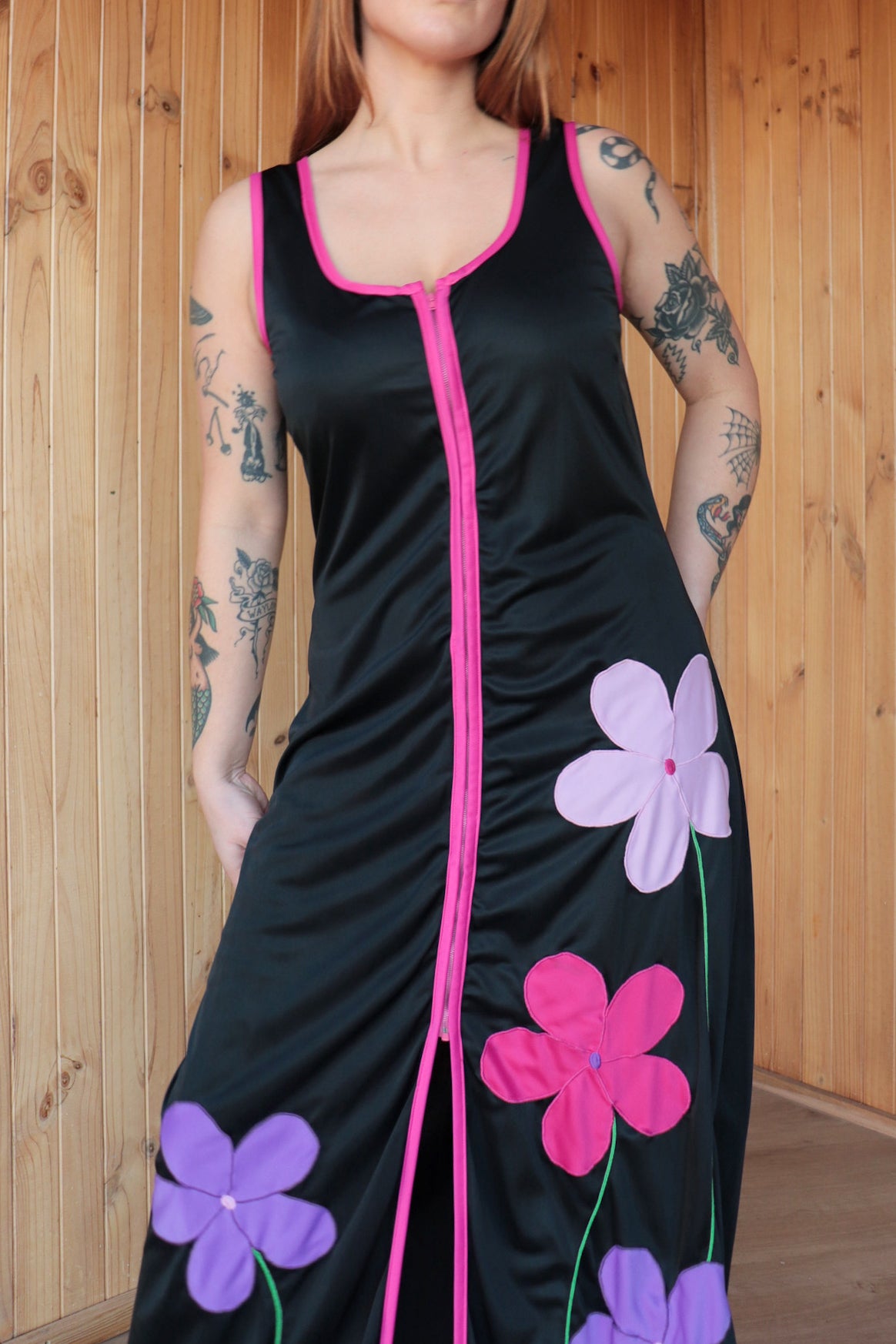Floral Embroidered Maxi Dress