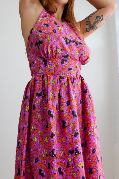 70s Handmade Halter Maxi