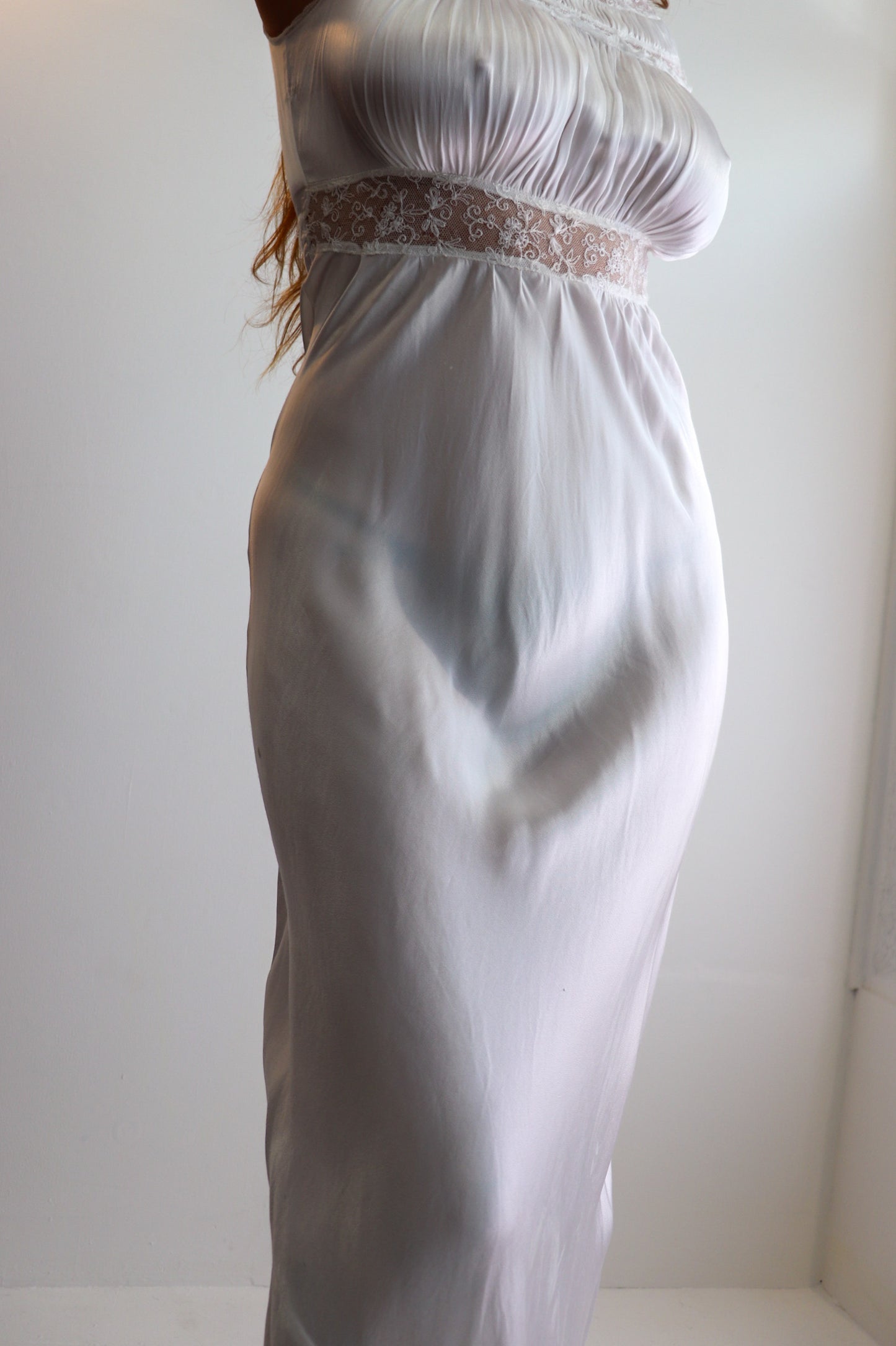 Angelic White Maxi Slip Dress