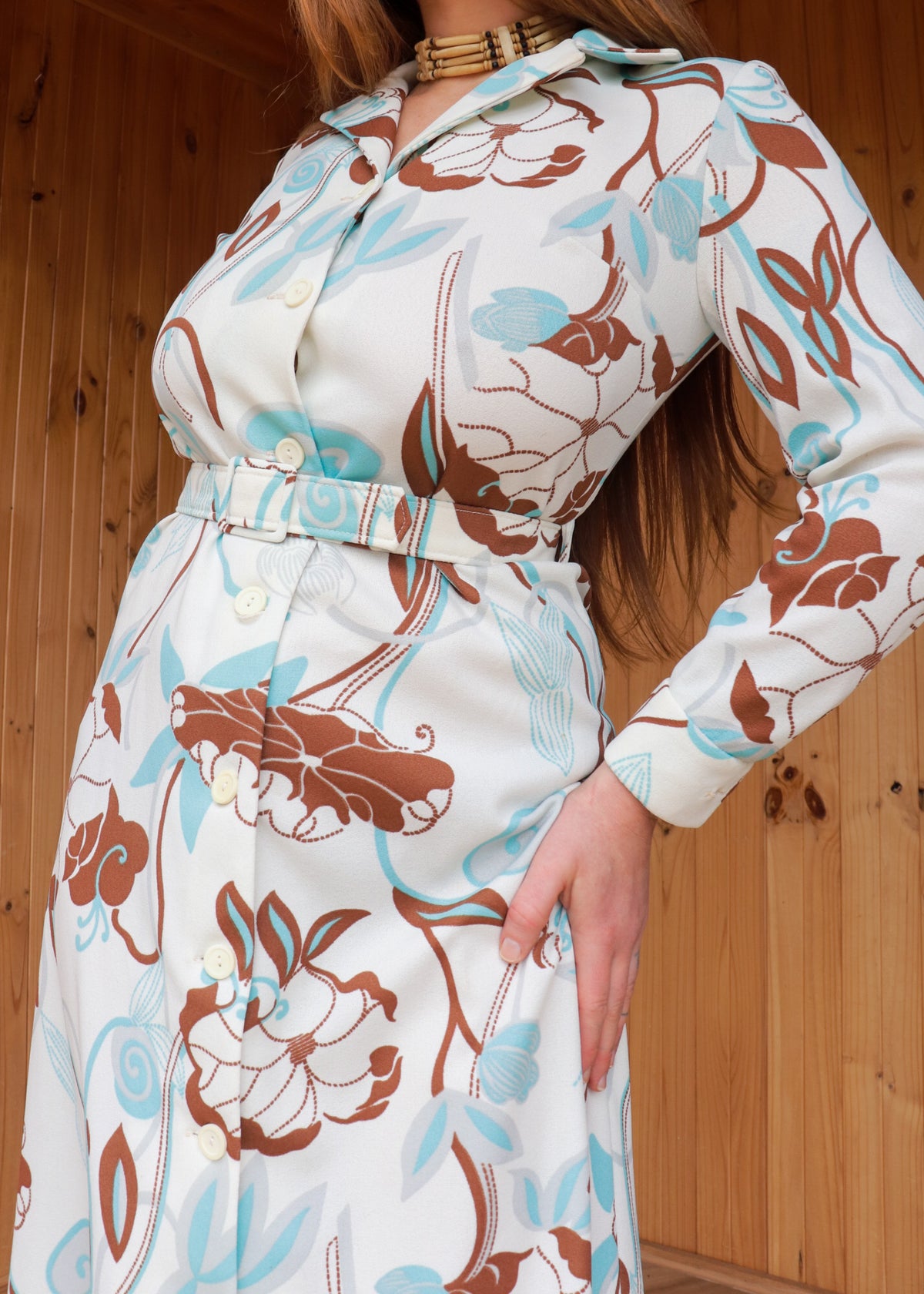 Floral Maxi Button Up Dress