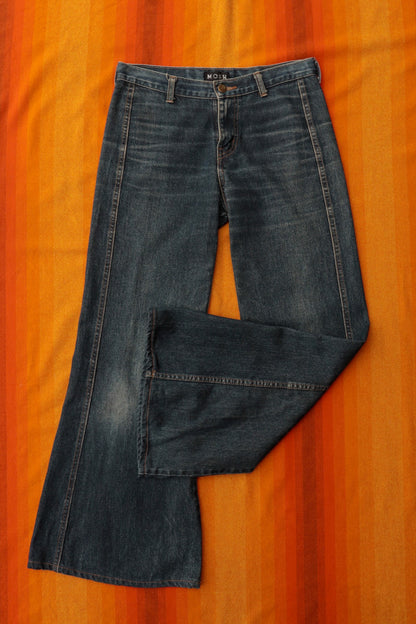 90s Denim Low Rise Flares