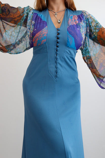 70s Butterfly Wing Maxi Prairie