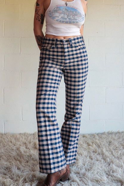70s Tartan Levi Bootcut