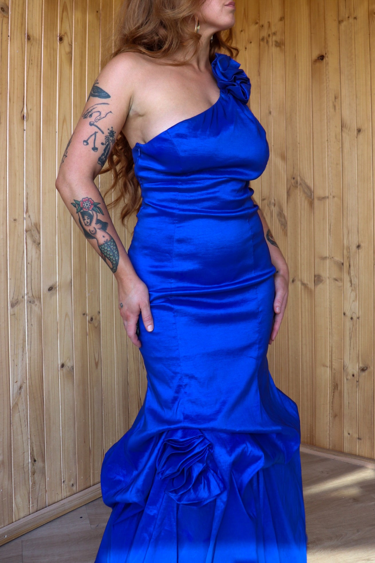 Jessica McClintock Floral Gown