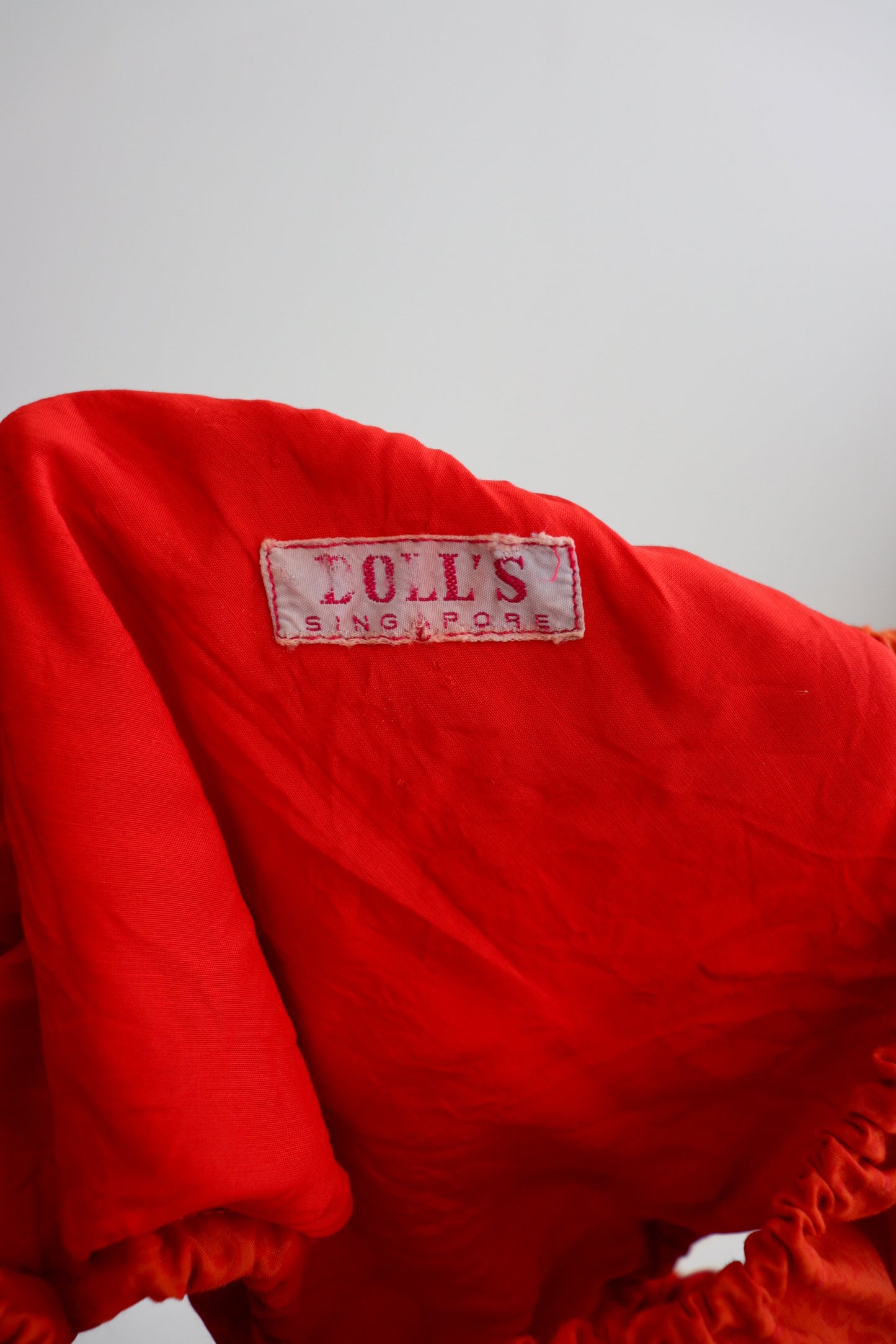 Orange Patterned Dolls Bikini Set