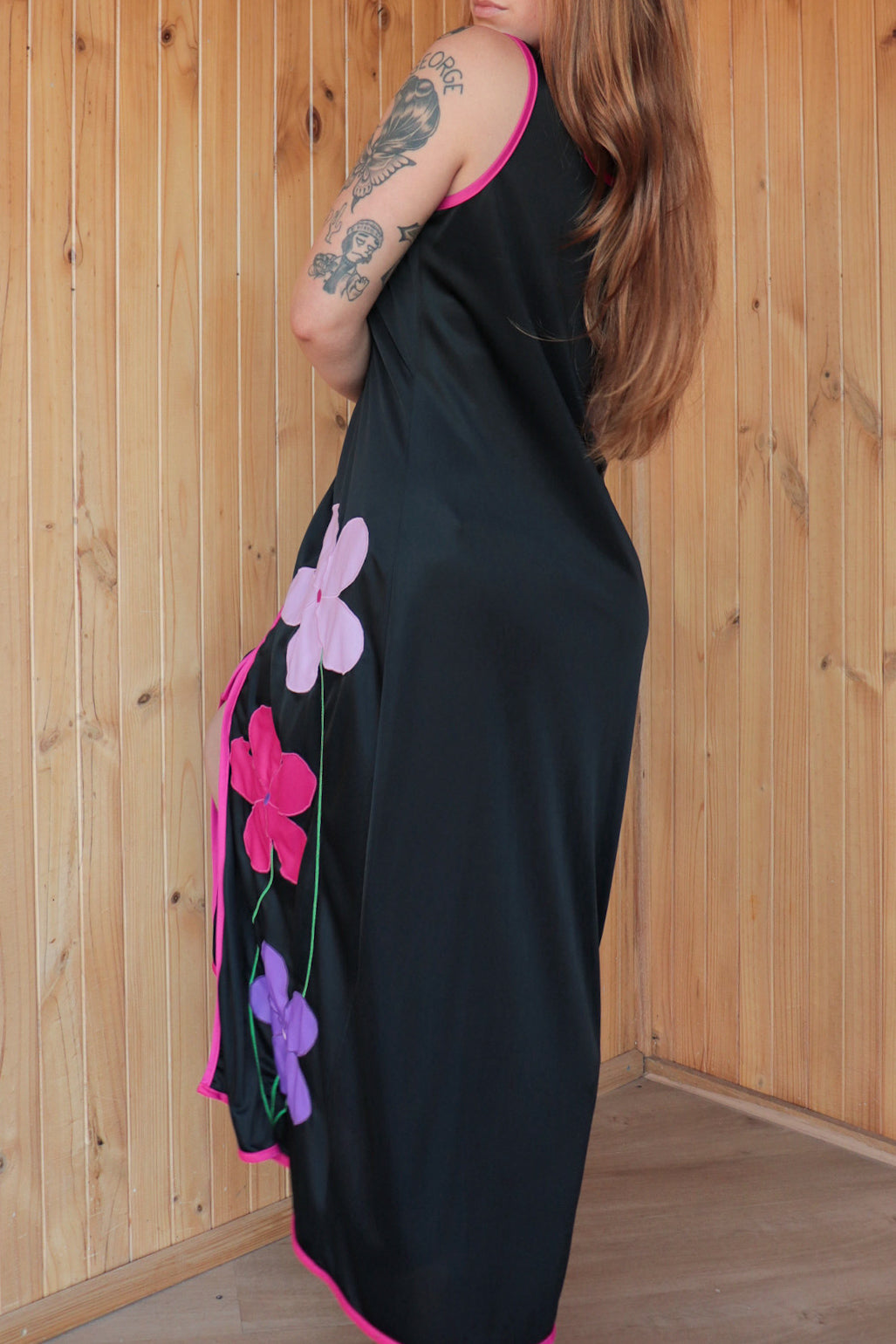 Floral Embroidered Maxi Dress