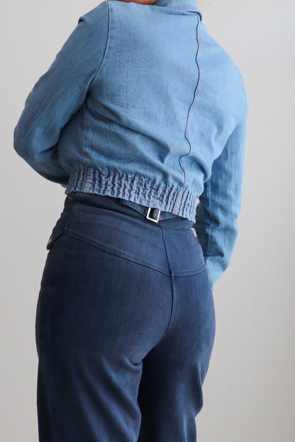 70s Colonials Crop Denim Jacket