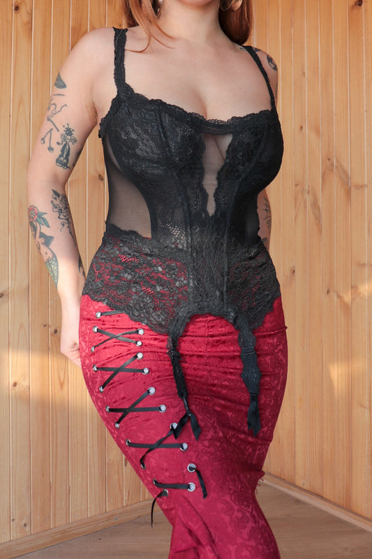 2000s Lace Corset