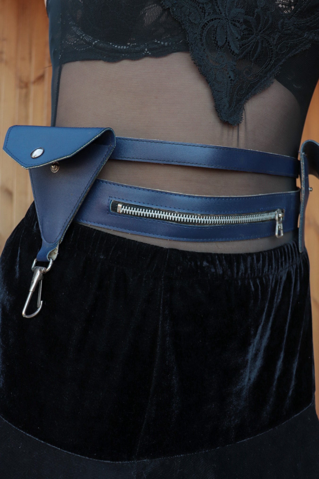 70s Blue Utility Belt