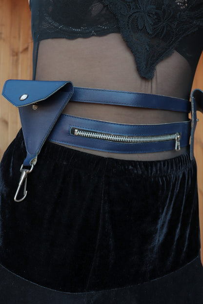 70s Blue Utility Belt