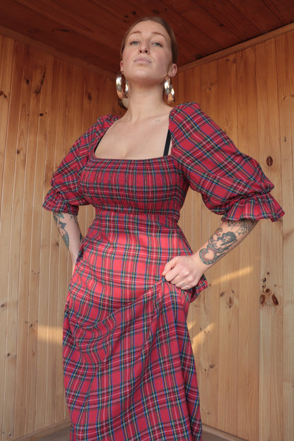 80s Tartan Midi