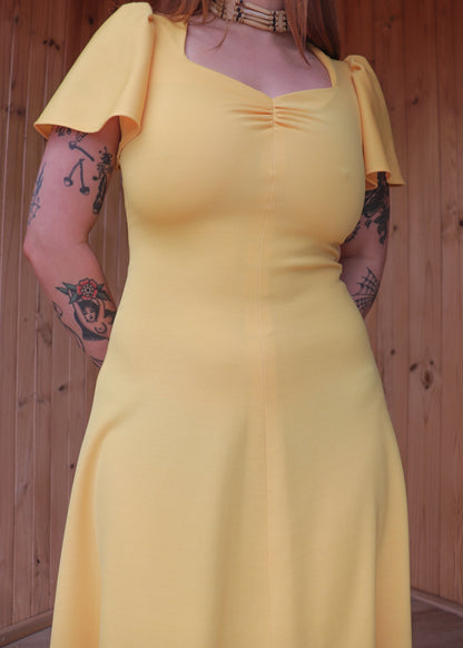 Sunflower Yellow Prairie Dress
