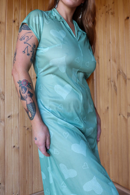 Love Heart Midi Summer Dress