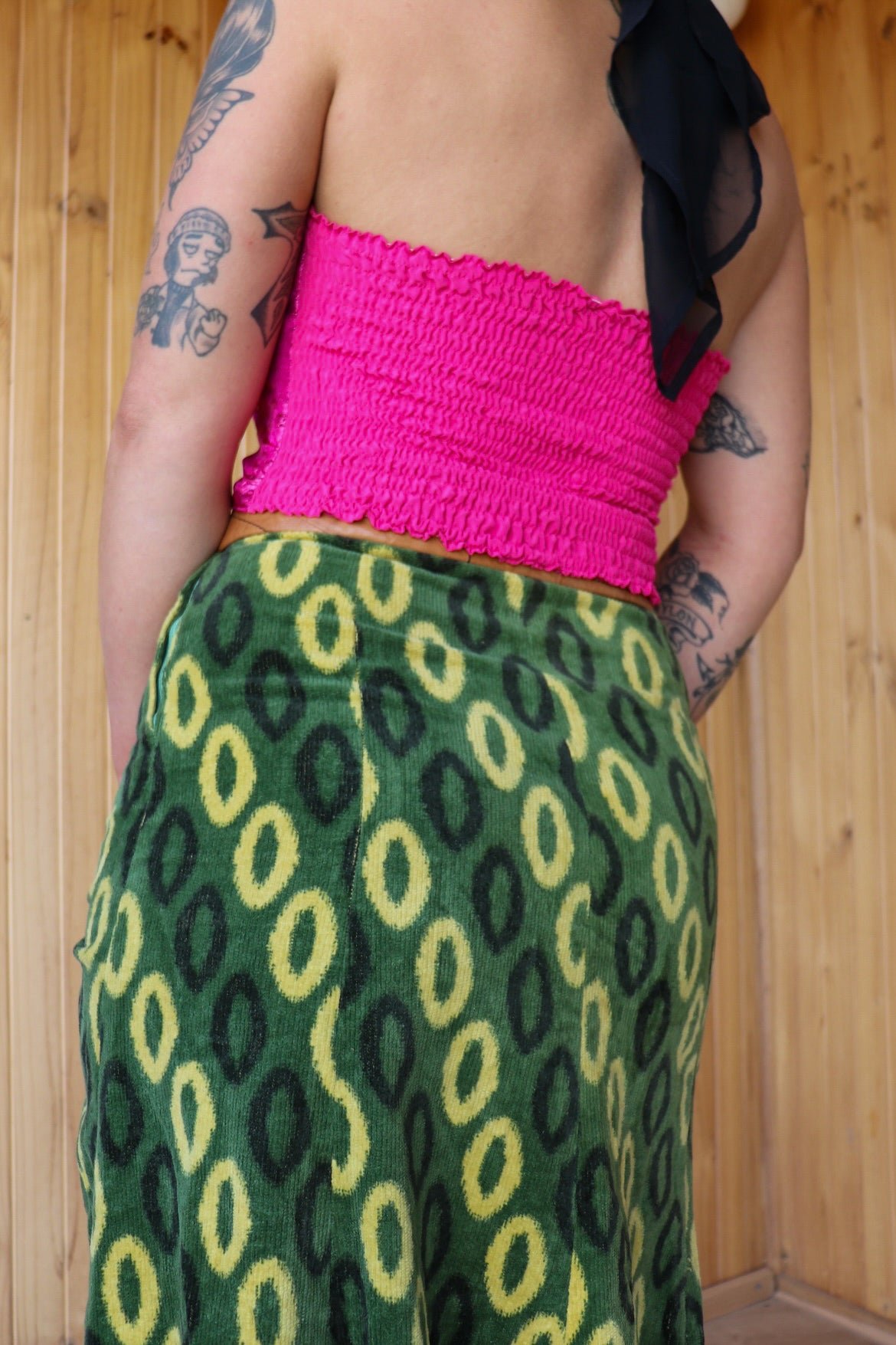 80s Cerise Corset Crop