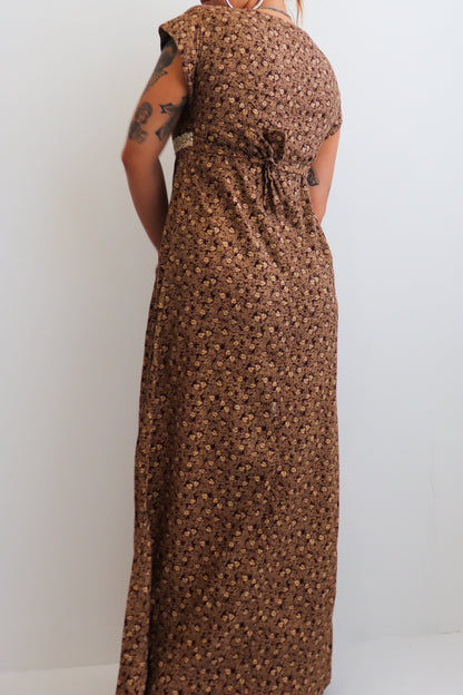 70s Brown & Cream Summer Prairie