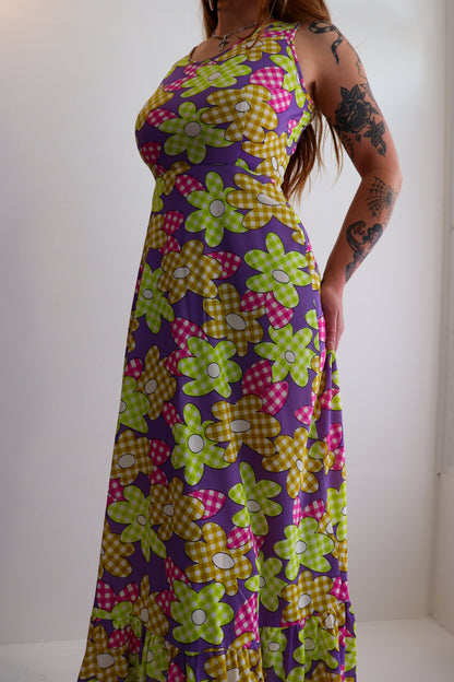 Floral Maxi Mermaid Tail Dress