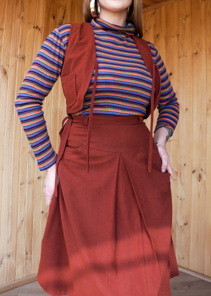 Maroon Western Two Piece