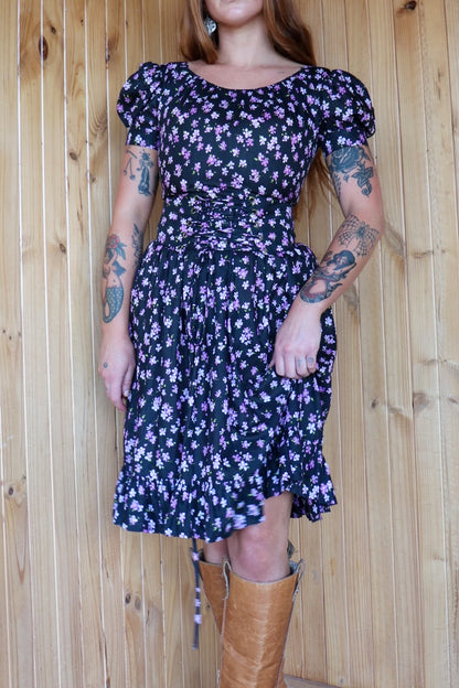 80s Floral Corset Gothic Prairie