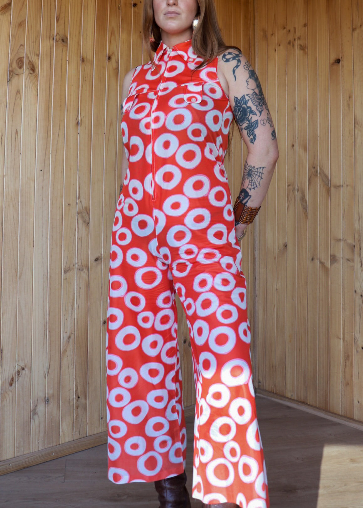 O Ring Mega Flare Jumpsuit