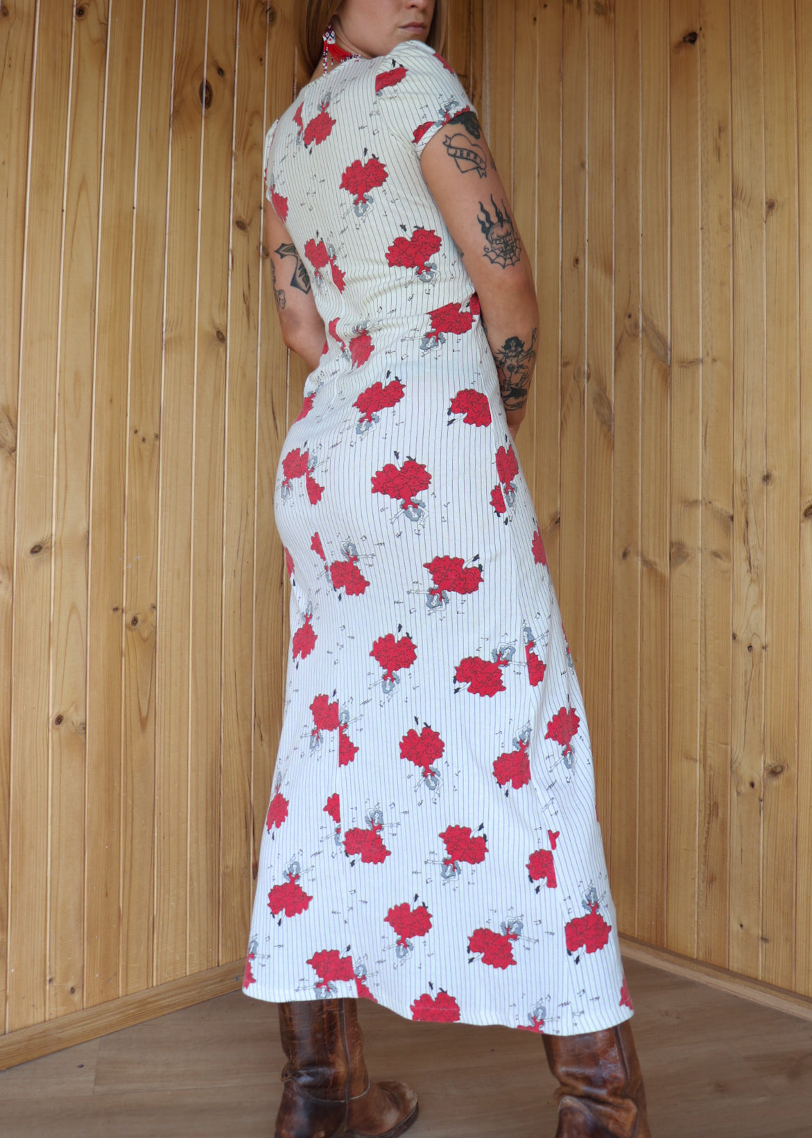 70s Salsa Graphic Maxi Dress