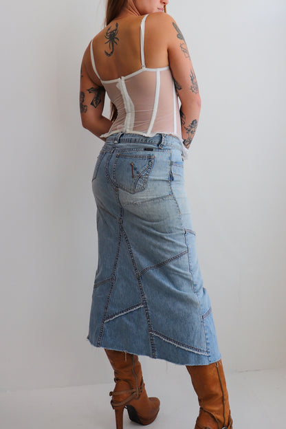 90s Creamy White Corset