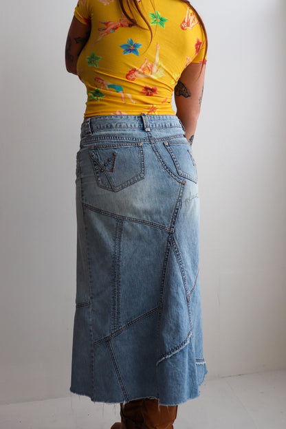 90s Yellow Pin-Up Girl Tee