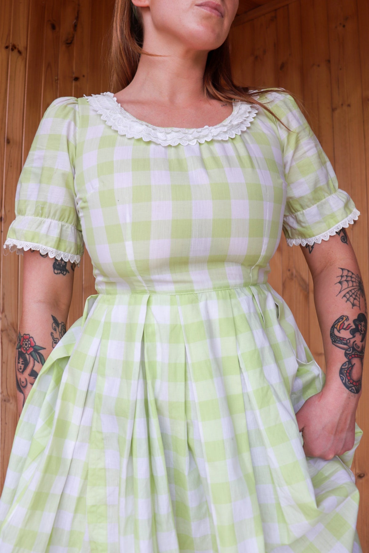Check Mini Prairie Dress