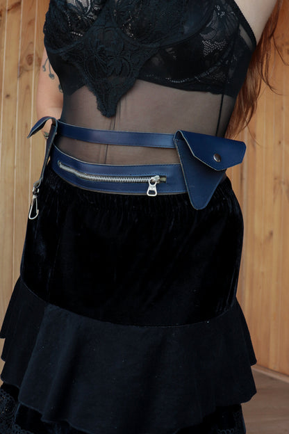 70s Blue Utility Belt