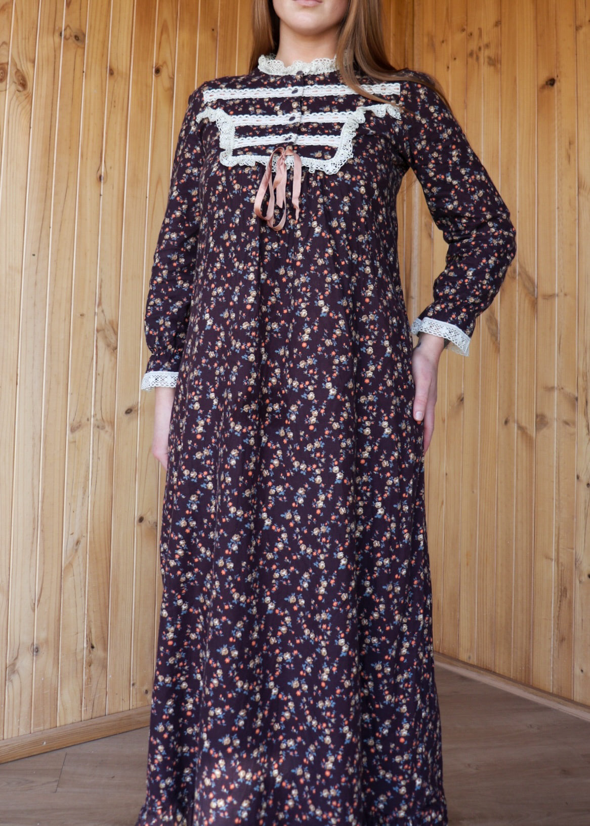 Brown Prairie Gown