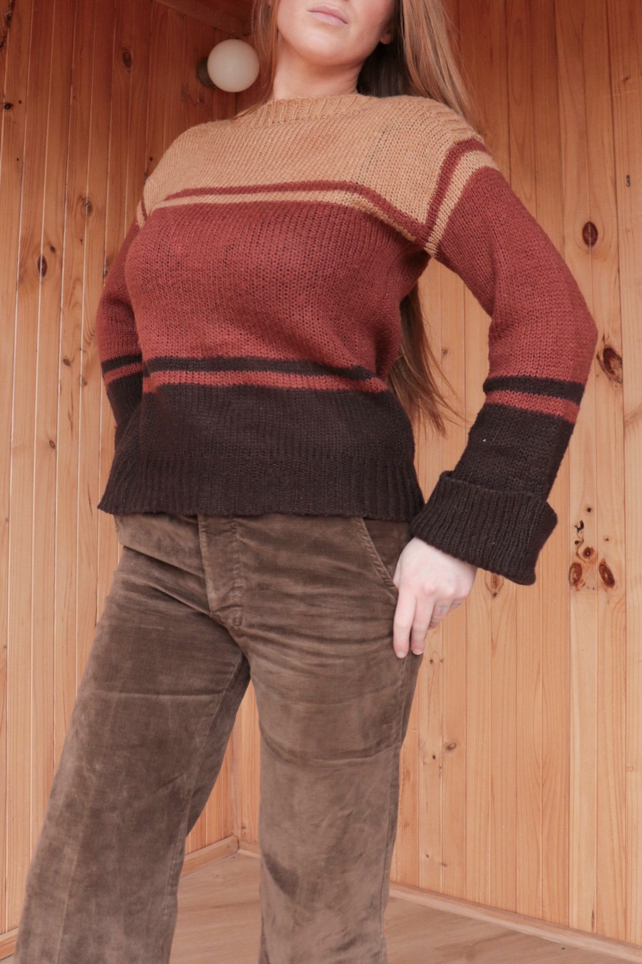 90s does 70s Knit Top