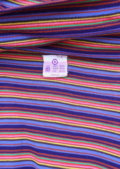 70s Rainbow Turtleneck