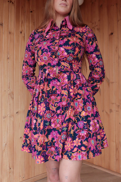 60s Velvet Paisley Two Piece