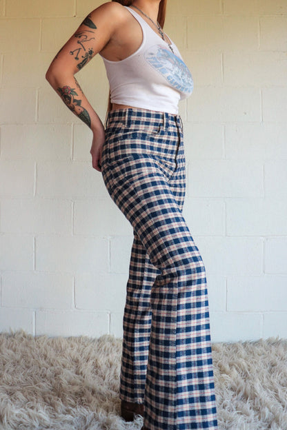 70s Tartan Levi Bootcut