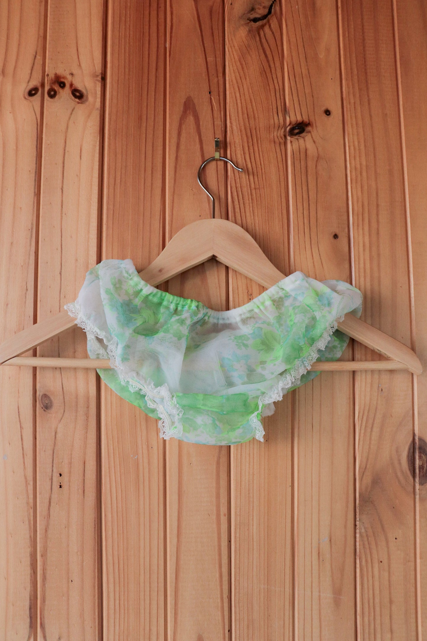 70s Green Lingerie Set