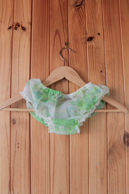 70s Green Lingerie Set