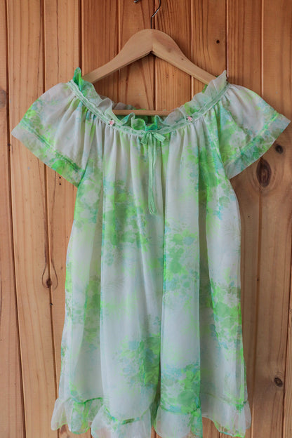 70s Green Lingerie Set