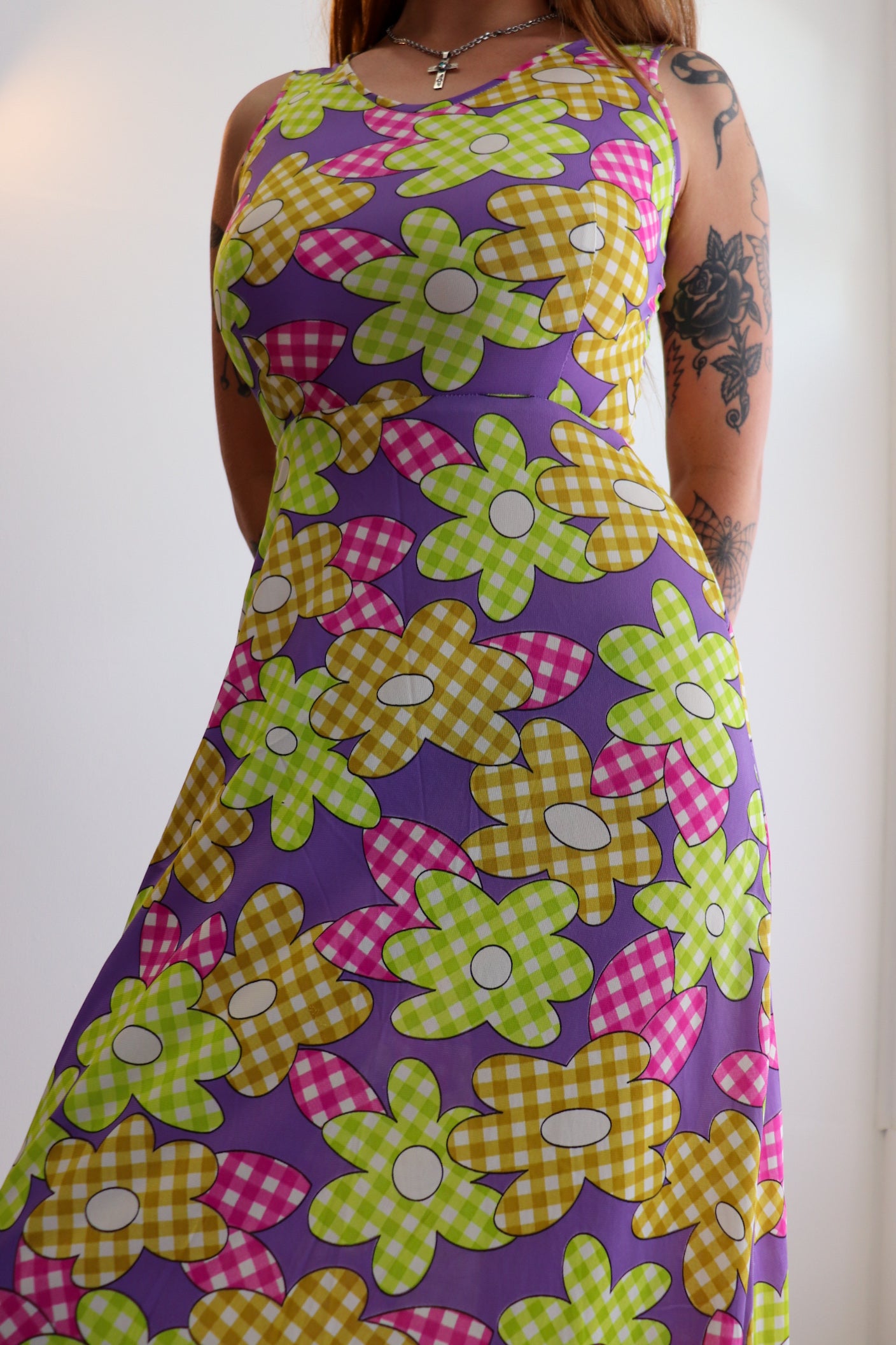 Floral Maxi Mermaid Tail Dress