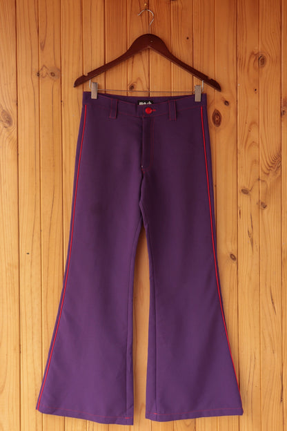 90s Disco Purple Flares