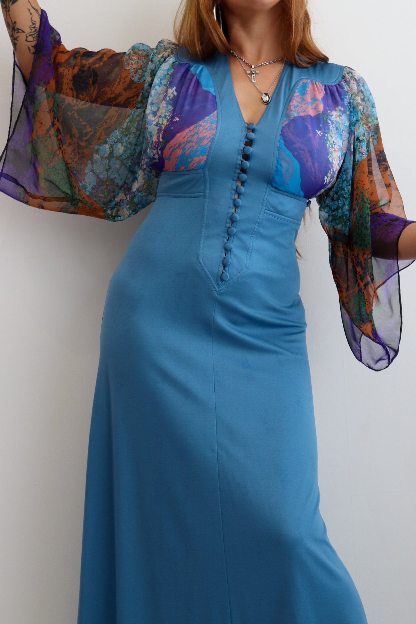 70s Butterfly Wing Maxi Prairie