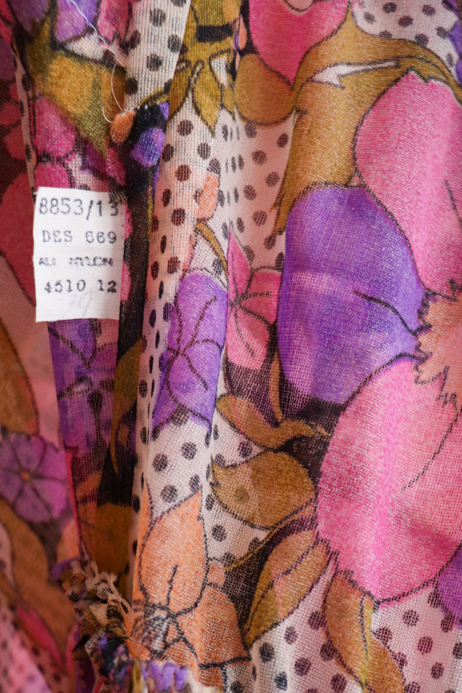 60s Sheer Floral Prairie