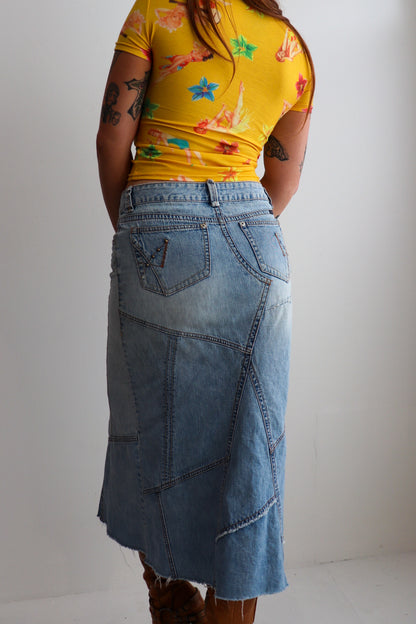 90s Yellow Pin-Up Girl Tee