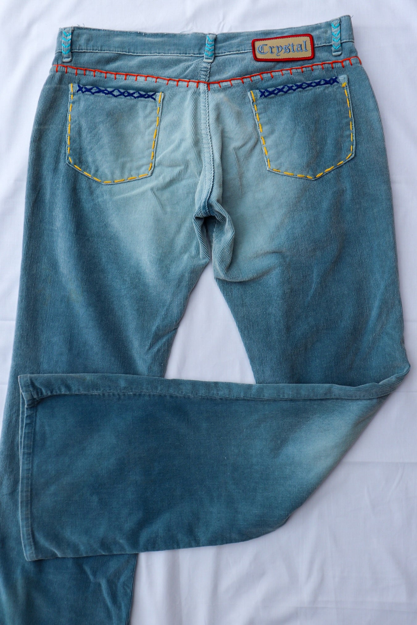 Cord Patchwork Flares