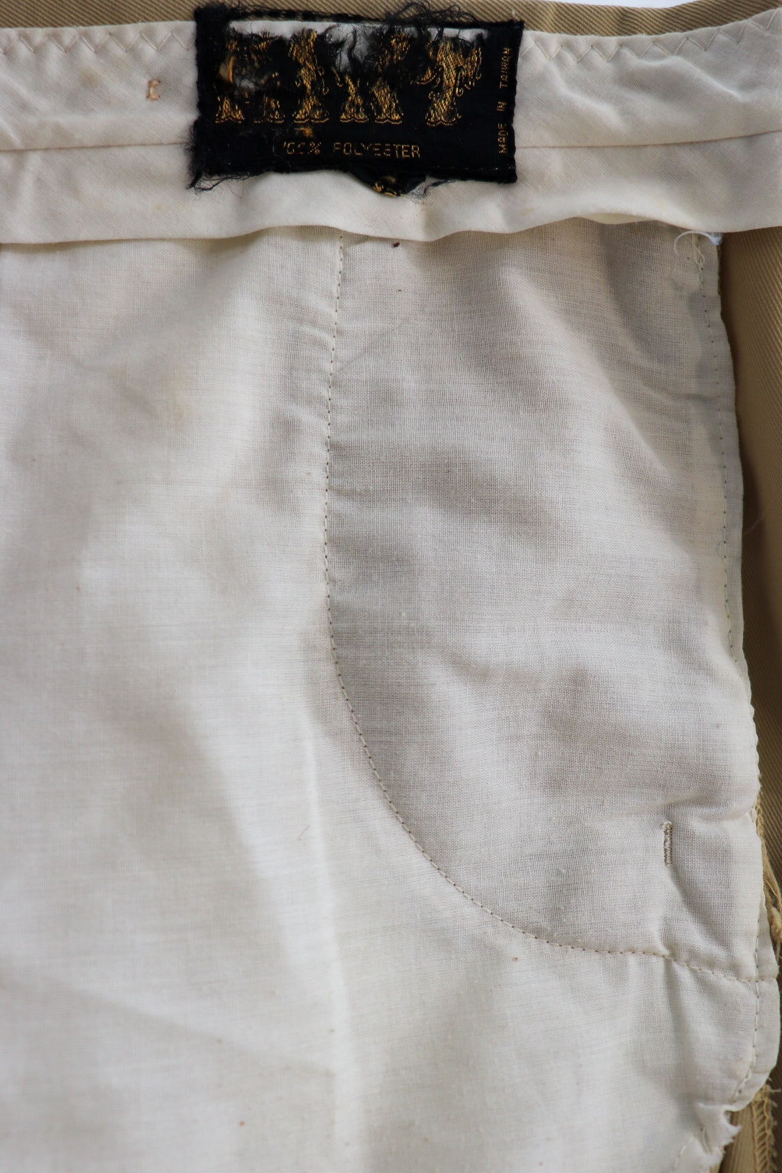 70s Cream Midi Suit Flares