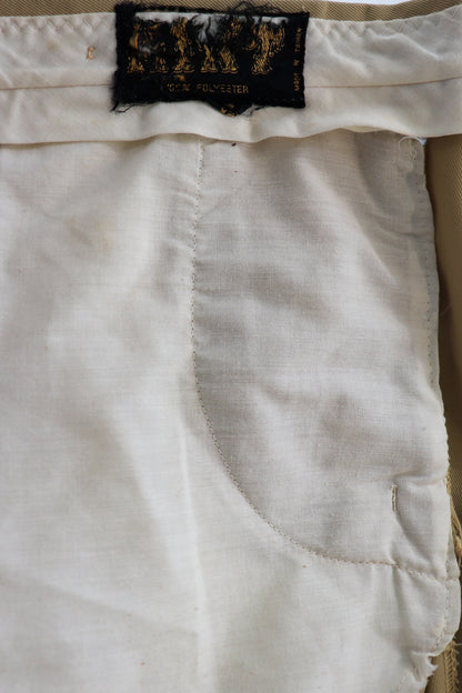 70s Cream Midi Suit Flares