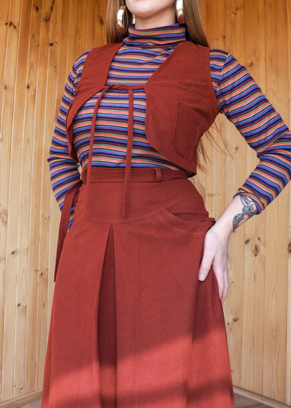 Maroon Western Two Piece